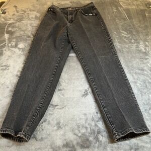Denim Riders Jeans Women's 8P Black Wash High Rise Comfort‎ Pants Stretch 28x29"